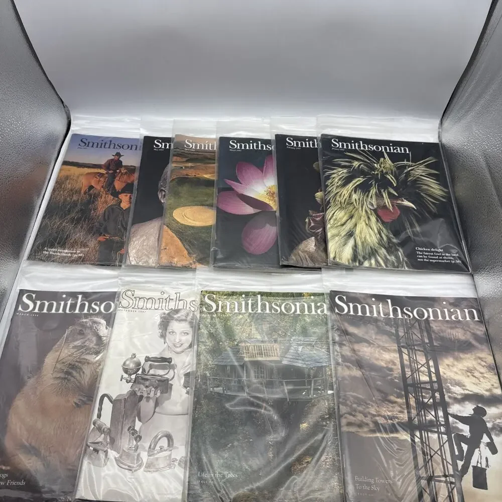 Vtg Smithsonian Magazines Lot of 11 Jan-Sept 1997 & 1 Mar 1998 Great Condition